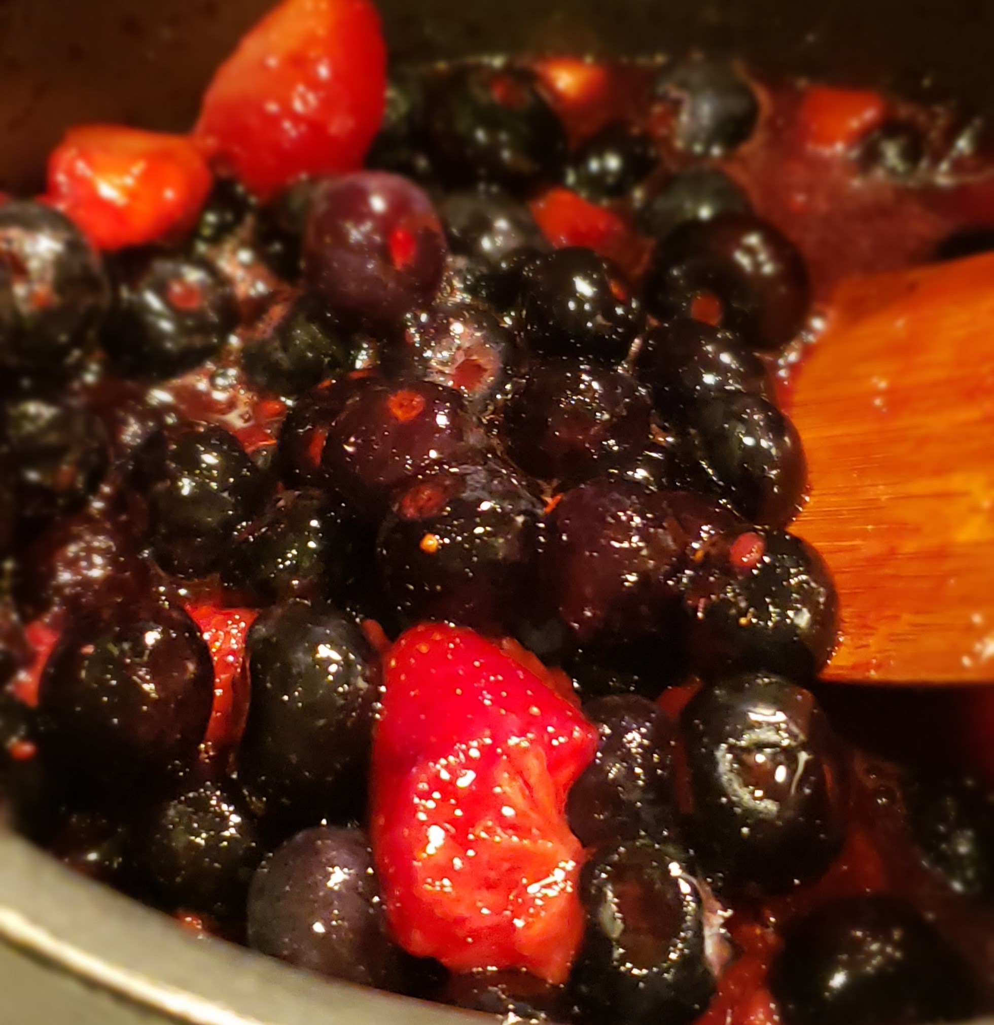 Triple Berry Sauce Big Fat Skinny Dish