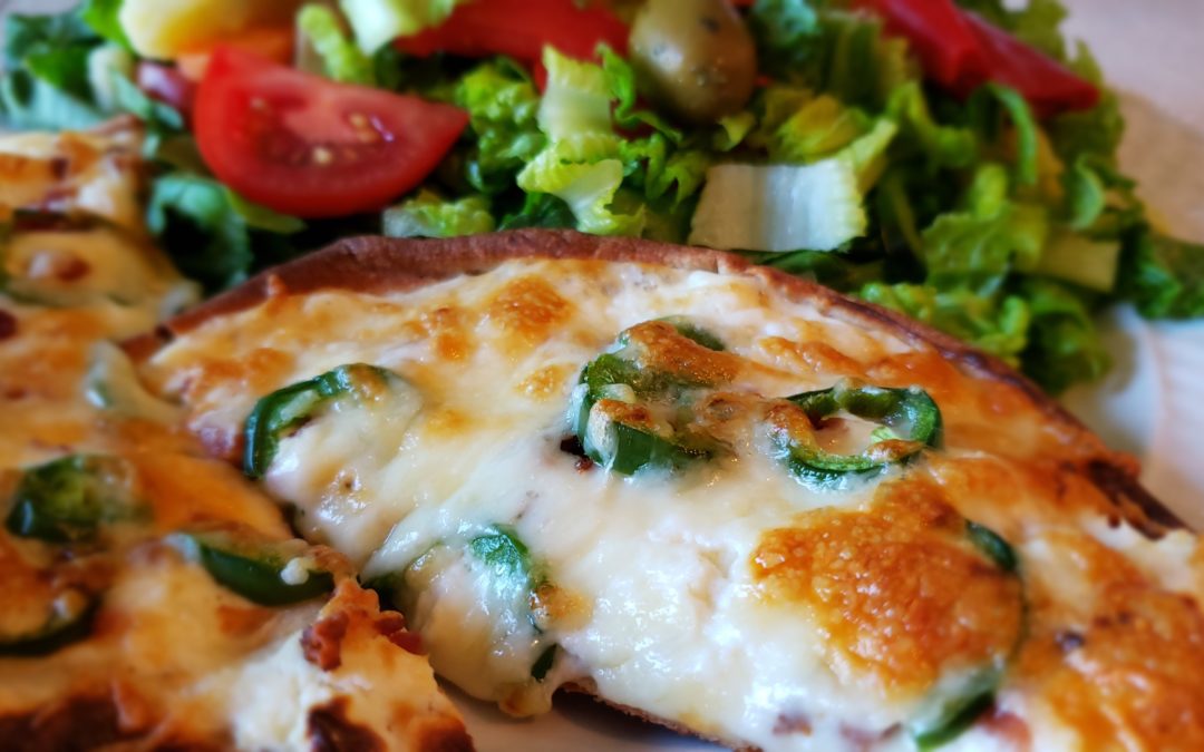 Jalapeno Popper Pita Pizza