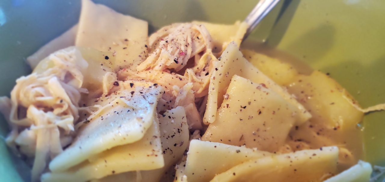 Pennsylvania Dutch Chicken Pot Pie - Big Fat Skinny Dish