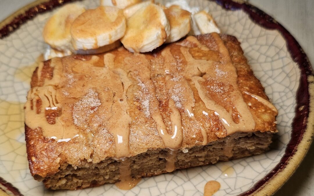 Banana Bread Baked Oatmeal