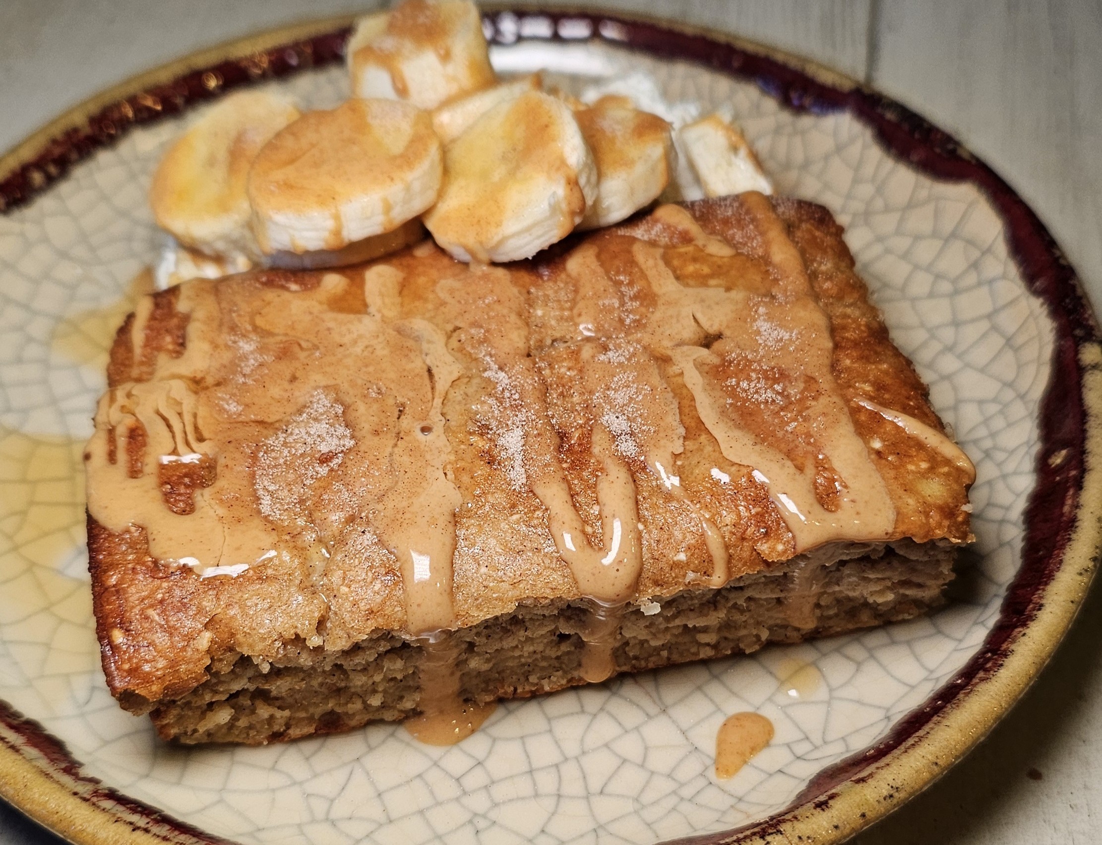 Banana Bread Baked Oatmeal
